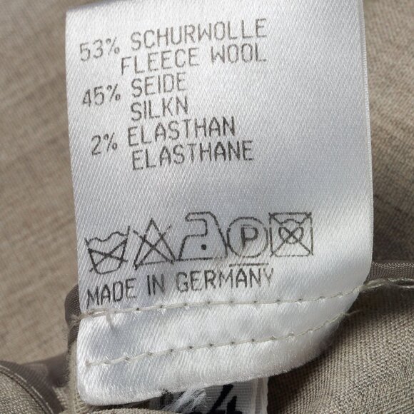 Jil Sander Grey Stretch-Wool Wide-Leg Pants - Picture 10 of 10